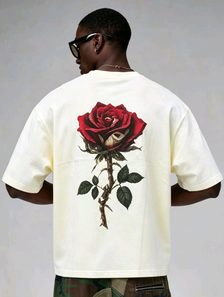 T-shirt de la rose rouge