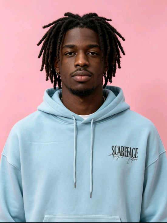 Pull bleu scarface