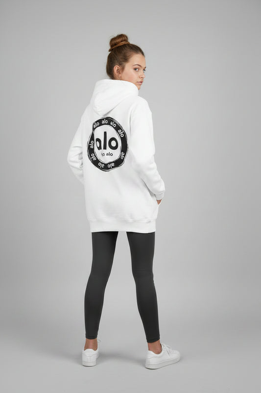 Pull alo blanc