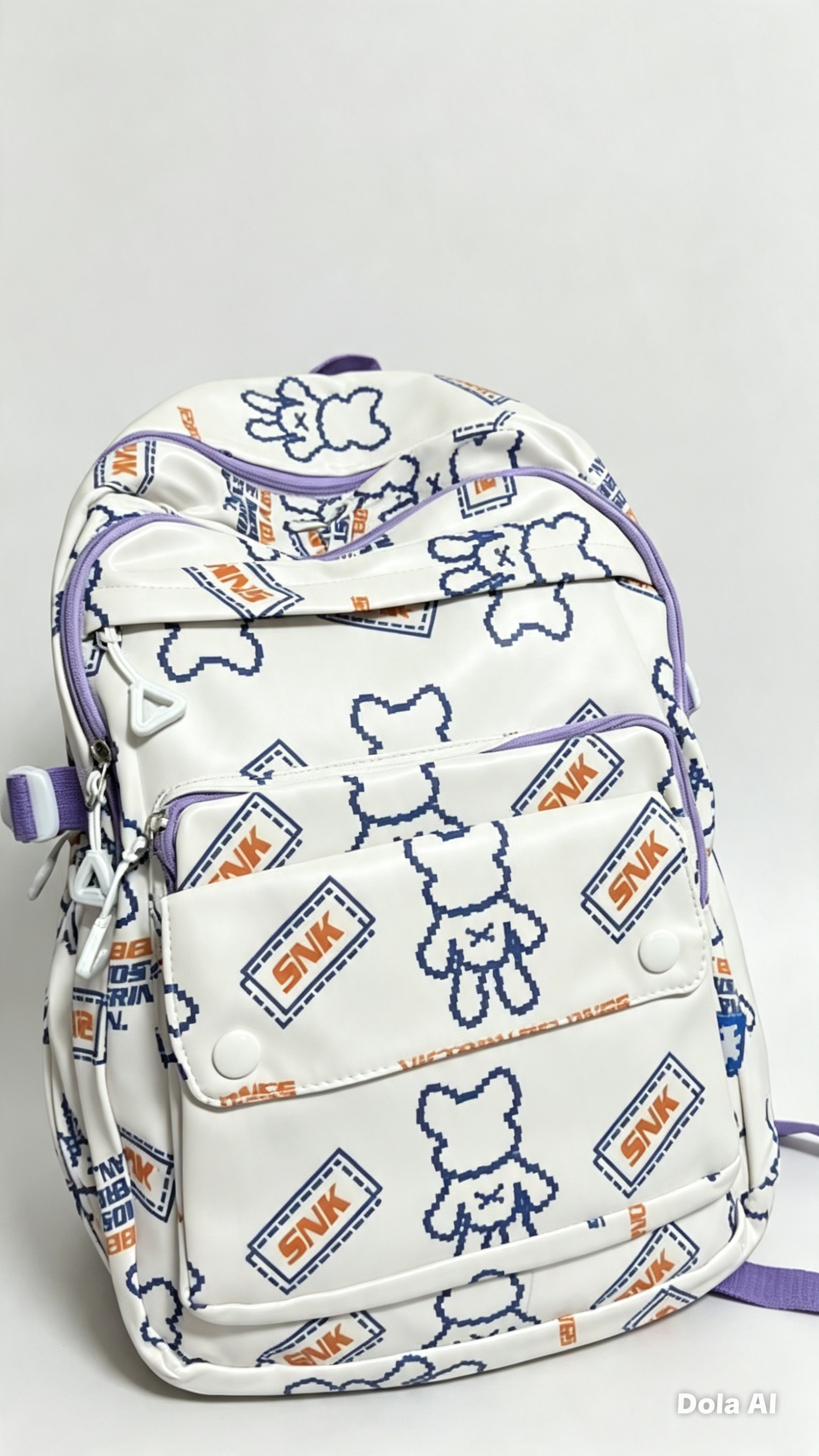 Sac à dos SNK Oursons Blanc