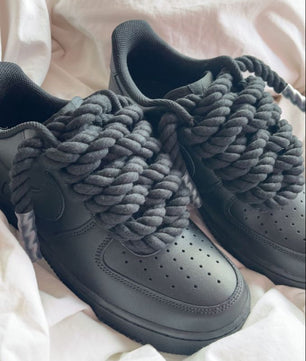 Air force 1 rope laces black