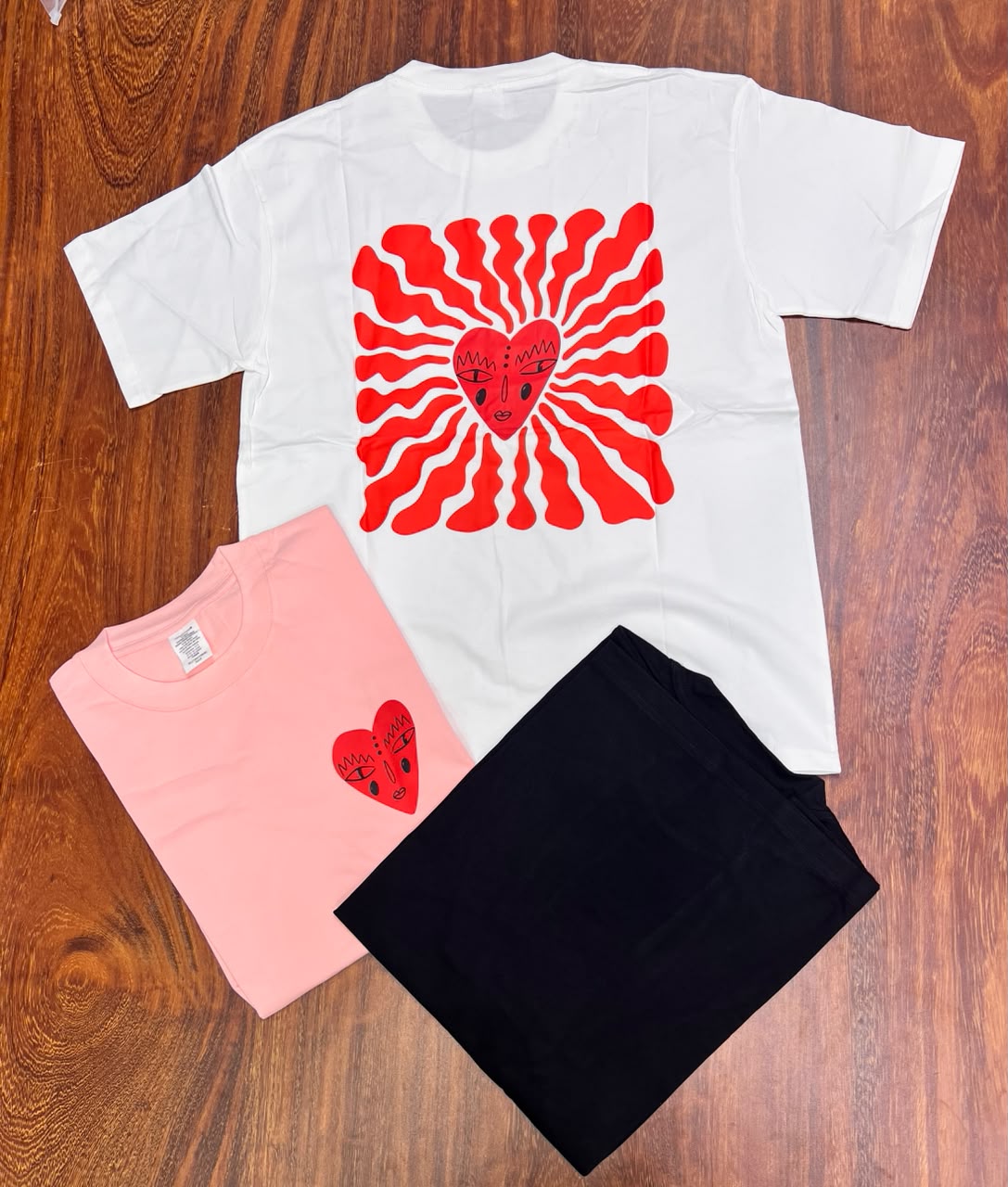 T-shirt de coeur