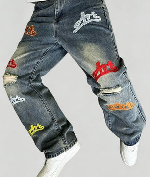 Jean Streetwear "Art"  — Coupe Large