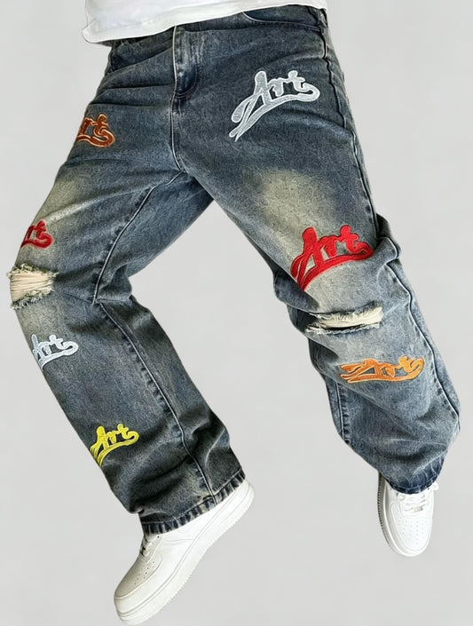 Jean Streetwear "Art"  — Coupe Large