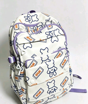 Sac à dos SNK Oursons Blanc