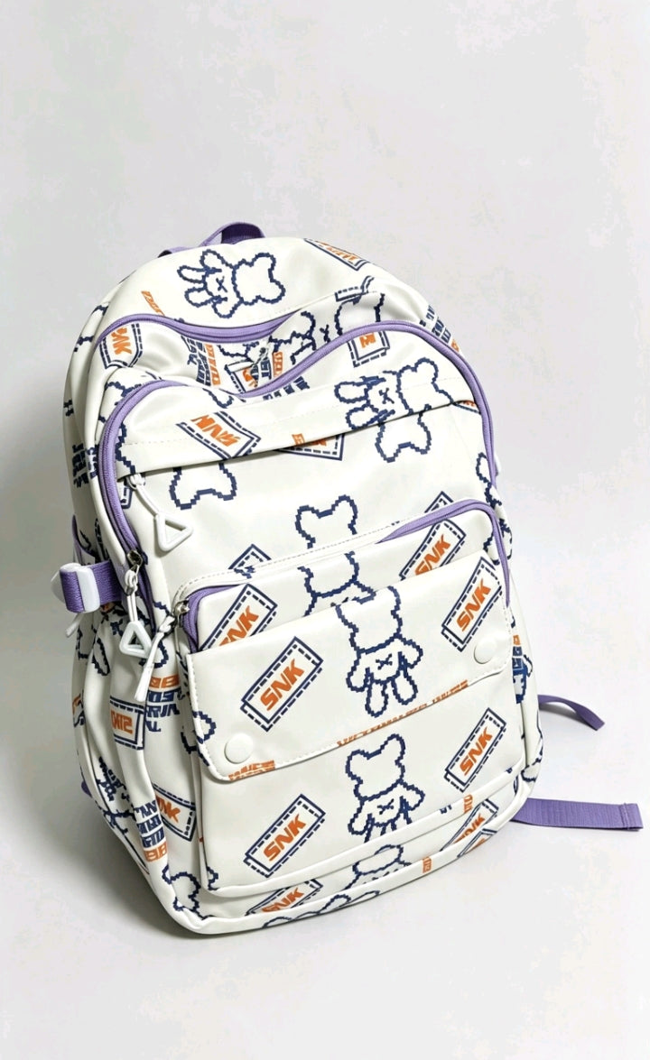 Sac à dos SNK Oursons Blanc