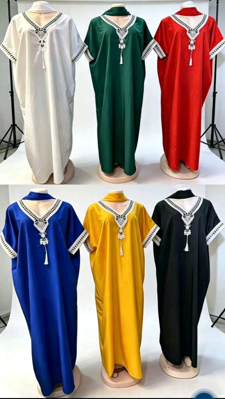 Robe Longue / Boubou Brodé