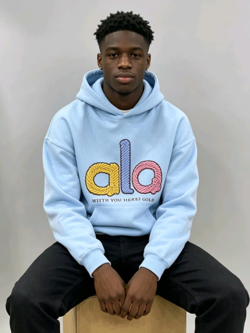 Pull alo bleu.