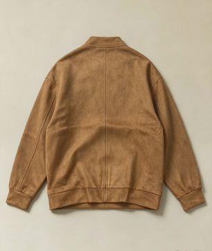 Blouson Daim Effet Vintage Croix