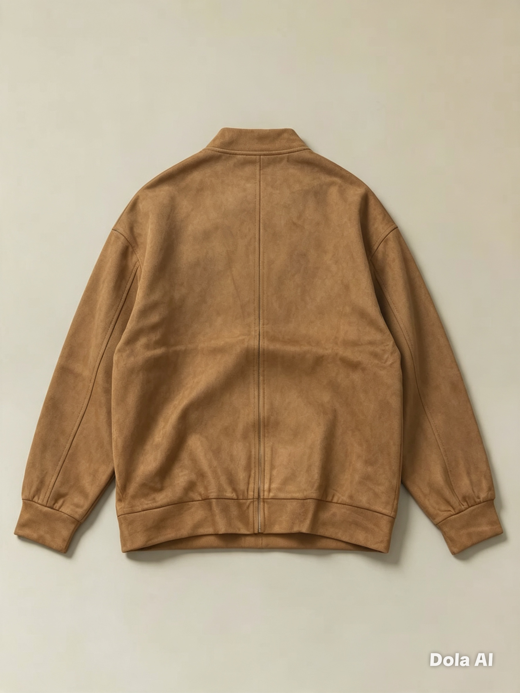 Blouson Daim Effet Vintage Croix