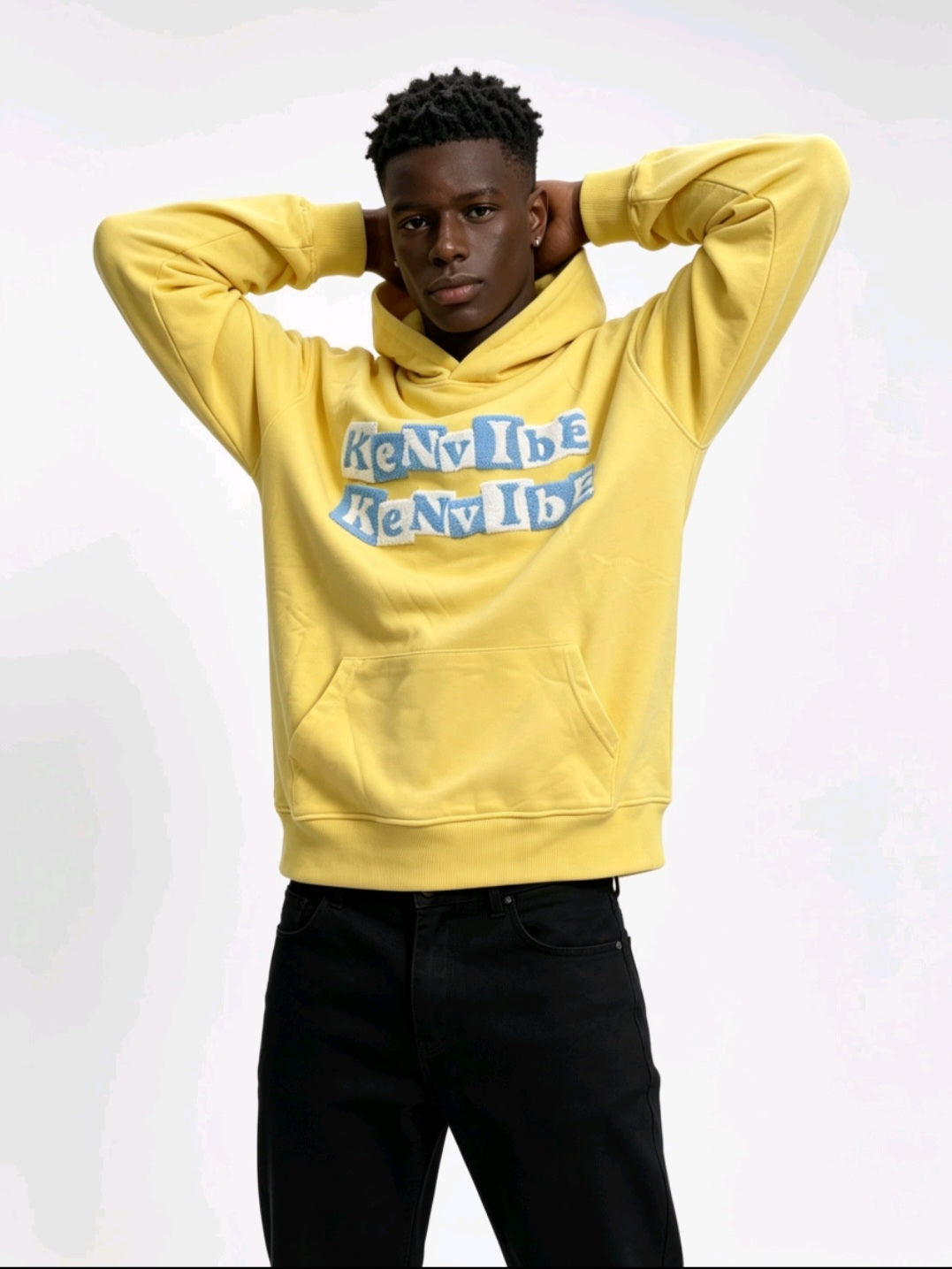 Pull jaune kenvibe.