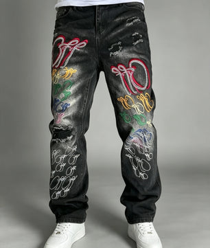 Jean Streetwear "Art"  — Coupe Large