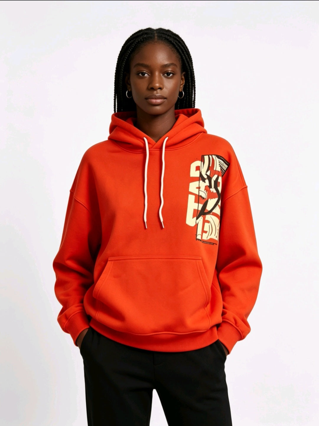 Pull star wars orangé.