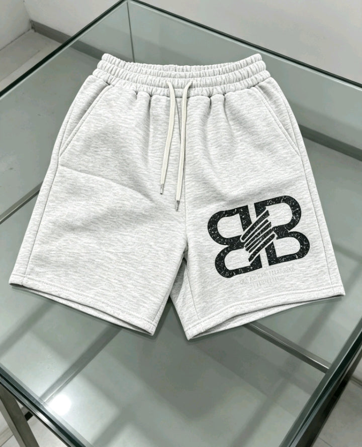 Short décontracté basique gris
