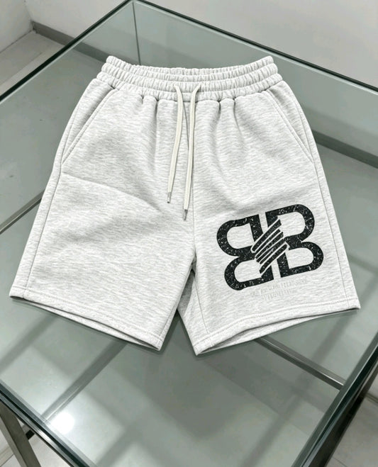 Short décontracté basique gris