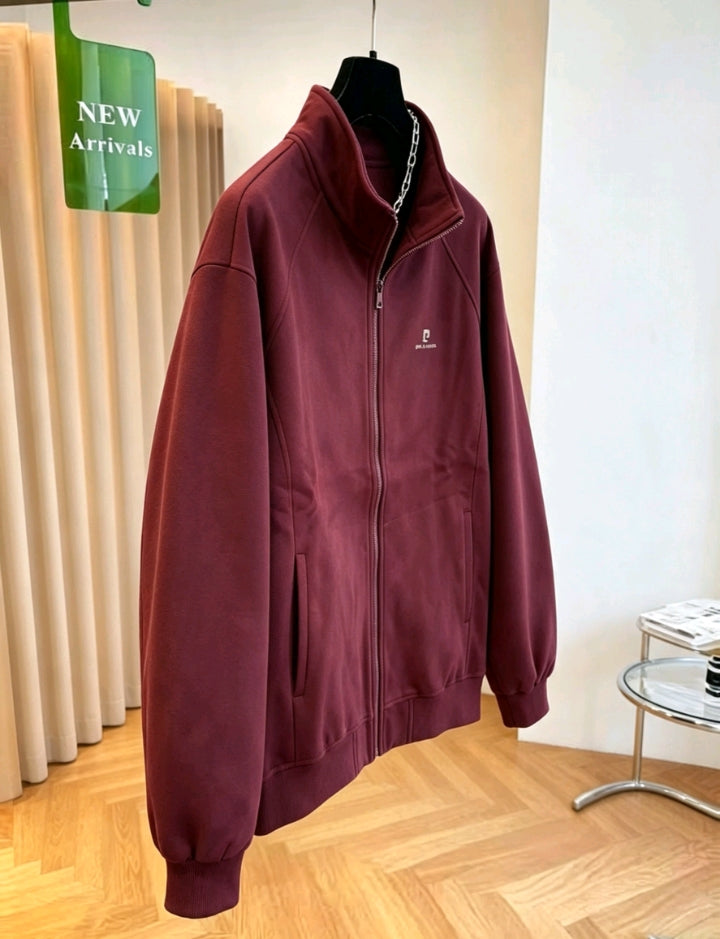 Veste Polaire Zippée Confort Prune