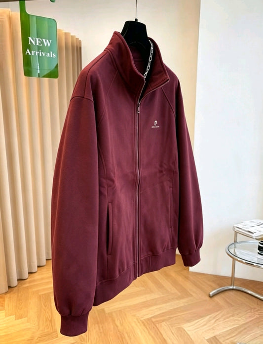 Veste Polaire Zippée Confort Prune