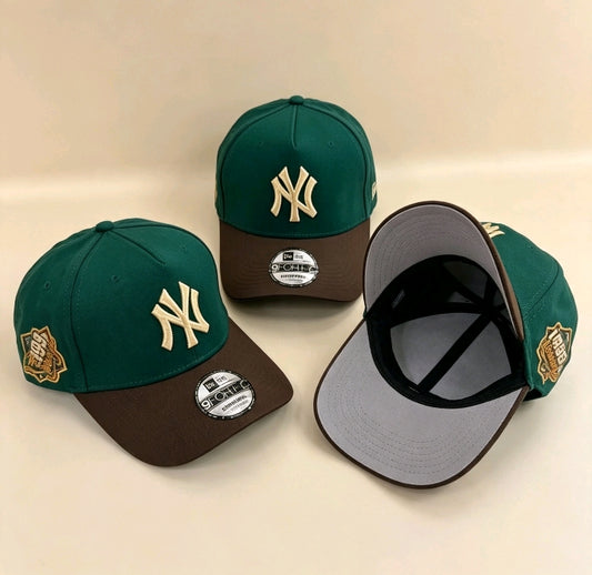 Casquette New York Yankees Édition 1999 Vert & Marron