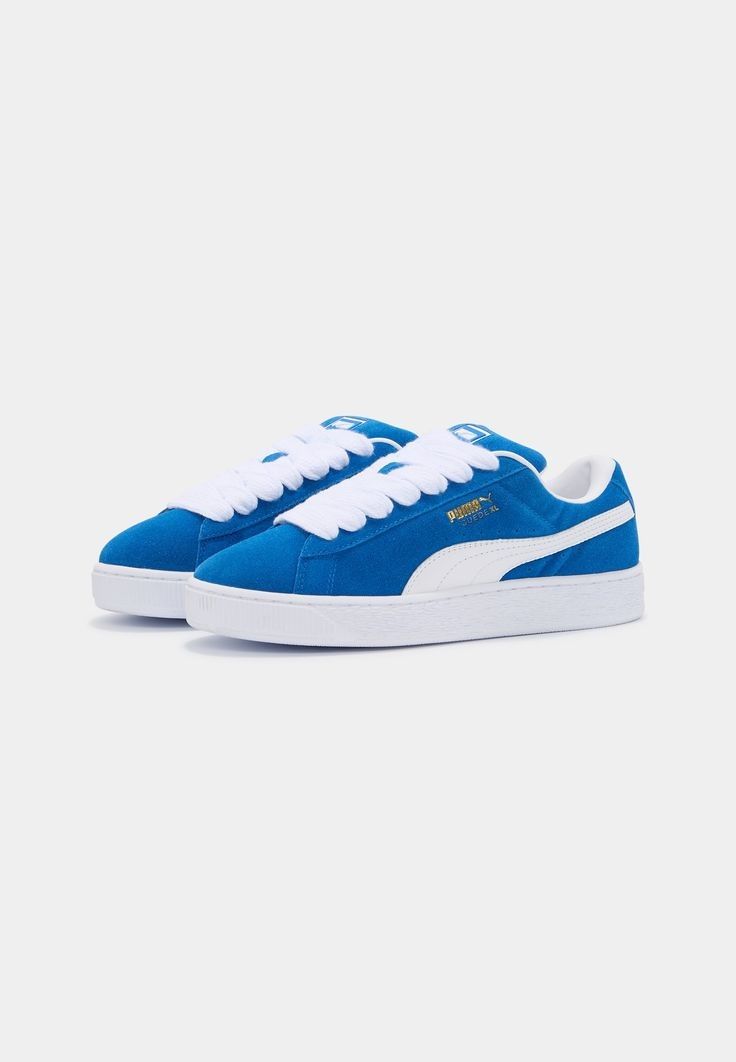 puma suède bleu