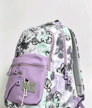 Sac à dos Bicolore Violet & Nuage