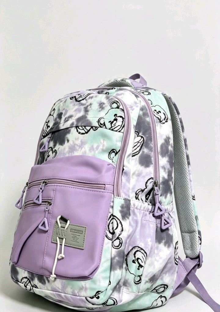 Sac à dos Bicolore Violet & Nuage