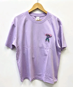 T-shirt Lilas Graphique Urbain