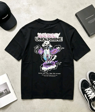 T-shirt Noir Undermine