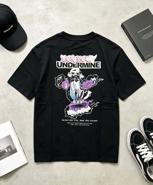 T-shirt Noir Undermine