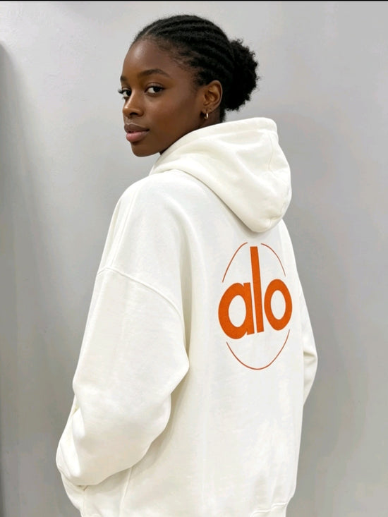 Pull alo blanc.