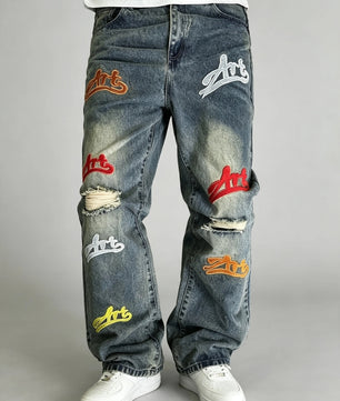 Jean Streetwear "Art"  — Coupe Large