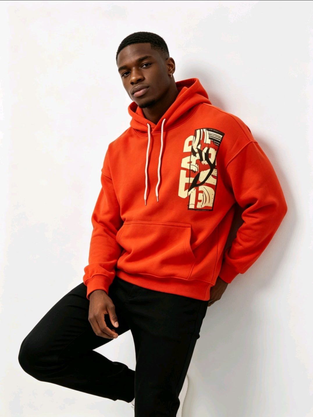 Pull star wars orangé.