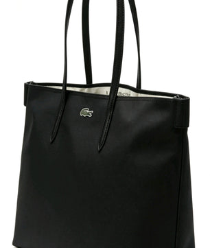 Sac Tote Lacoste Simili Cuir Noir