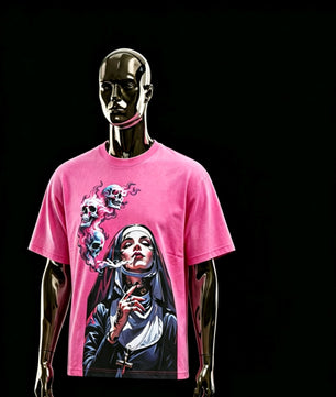 T-shirt Vintage Rose Motif Sœur
