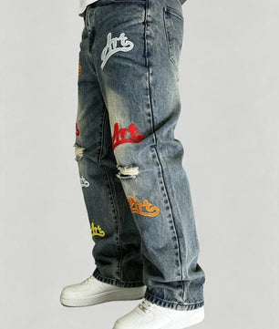 Jean Streetwear "Art"  — Coupe Large