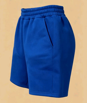 Short décontracté basique bleu
