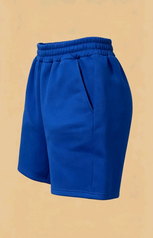 Short décontracté basique bleu