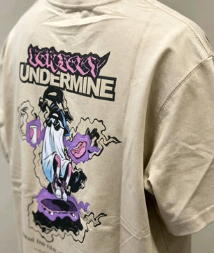 T-shirt Beige Undermine