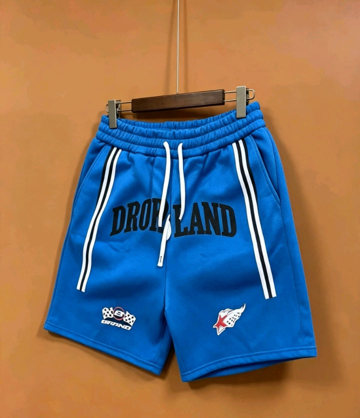 Short droland  bleu