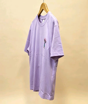 T-shirt Lilas Graphique Urbain