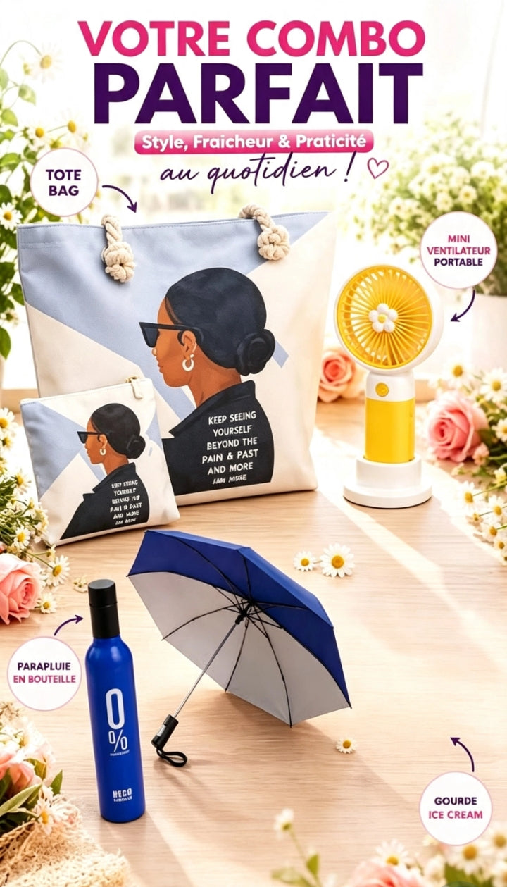 🌸 LE COMBO PARFAIT — Style, Fraîcheur & Praticité au Quotidien !