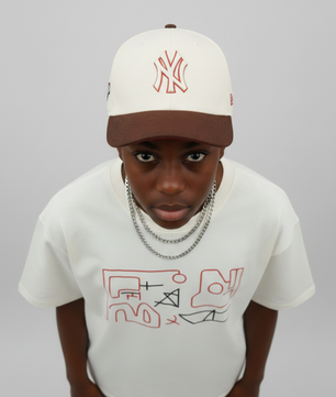 Casquette New-York blanche
