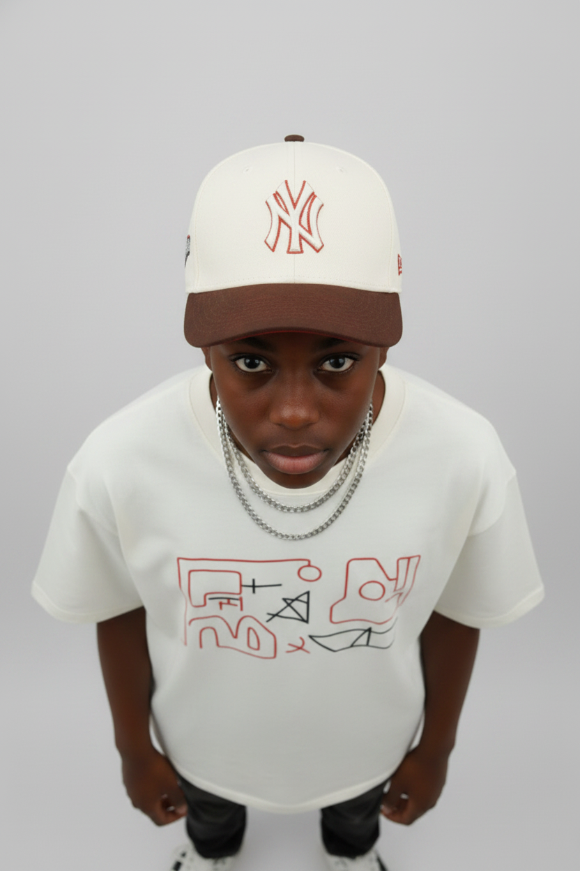 Casquette New-York blanche