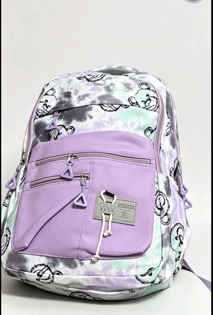 Sac à dos Bicolore Violet & Nuage