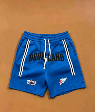 Short droland  bleu