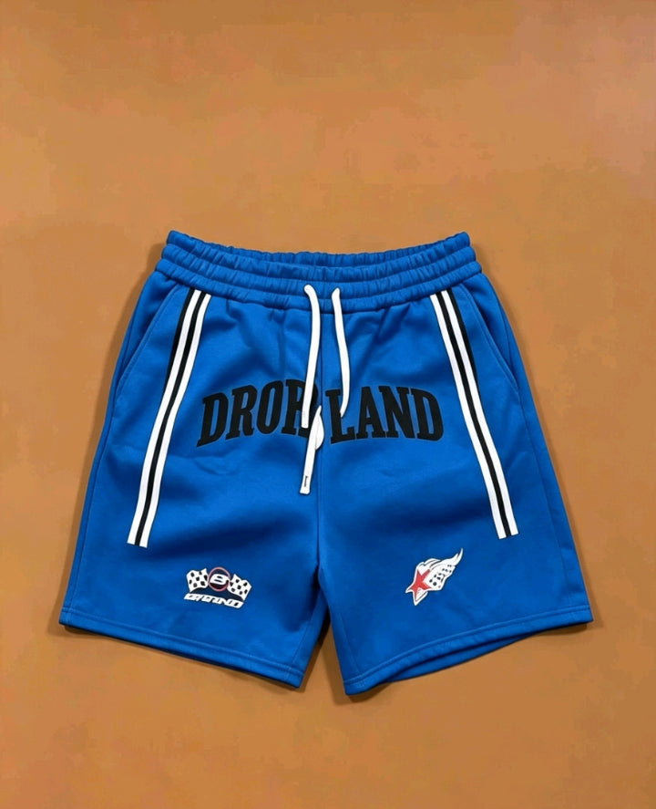 Short droland  bleu