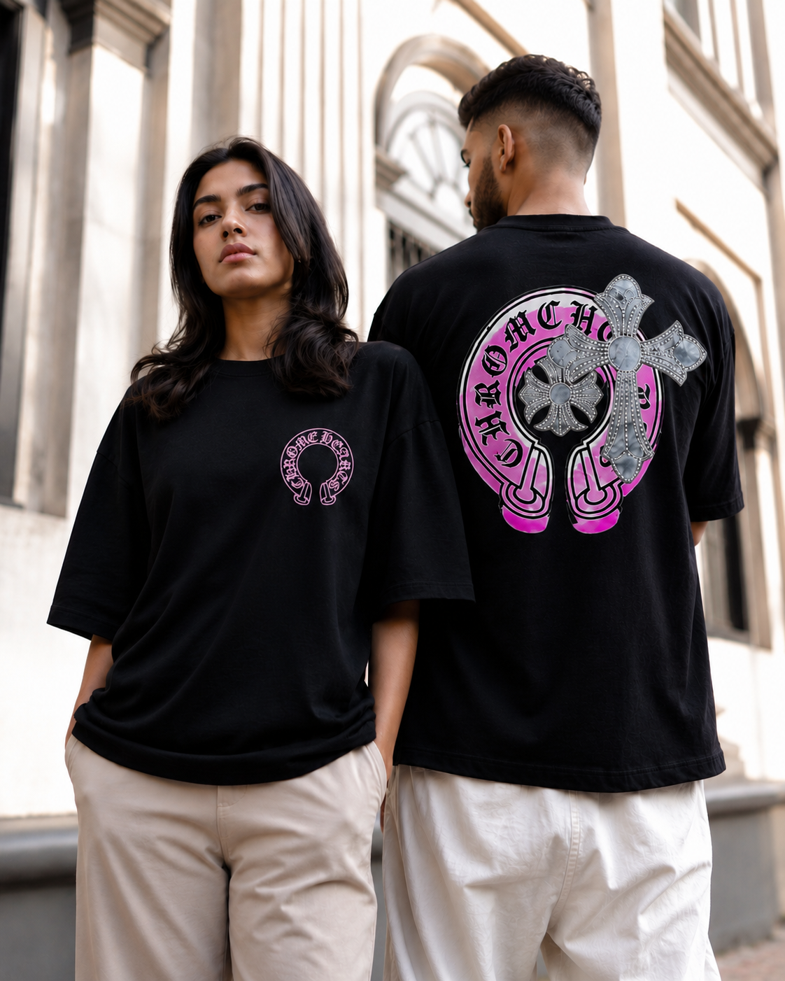 T-shirts noir.