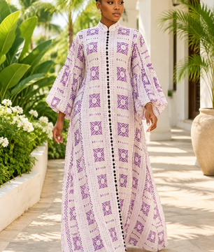 Robe imprimée, en extérieur