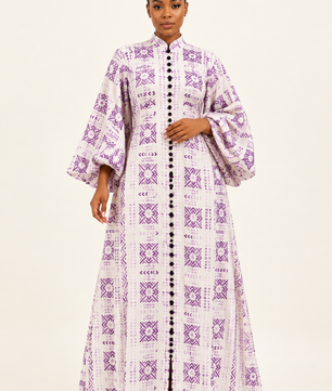 Robe imprimée, studio