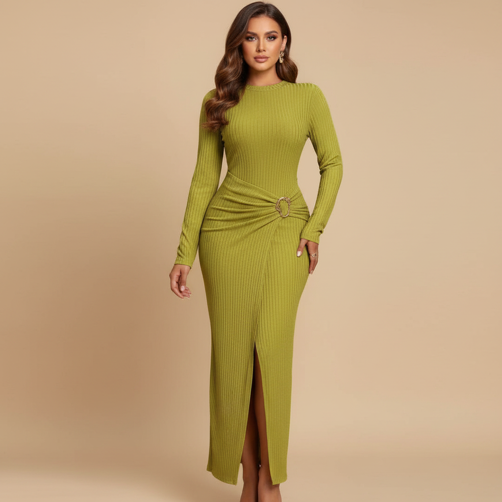 Robe Vert Anis