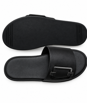 Slide Noir Boucle